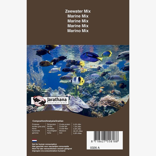 Marine mix (Saltwater fish food) frozen in blister pack